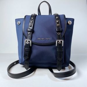 Michael Kors Leila xs nylon flap backpack new
